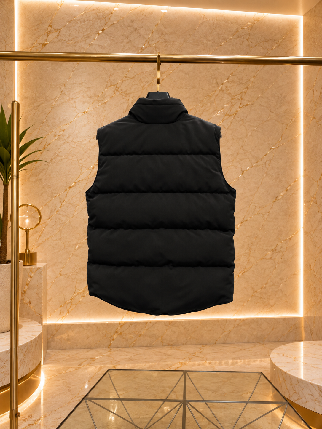 CG Garson Black Disc Sleeveless Jacket