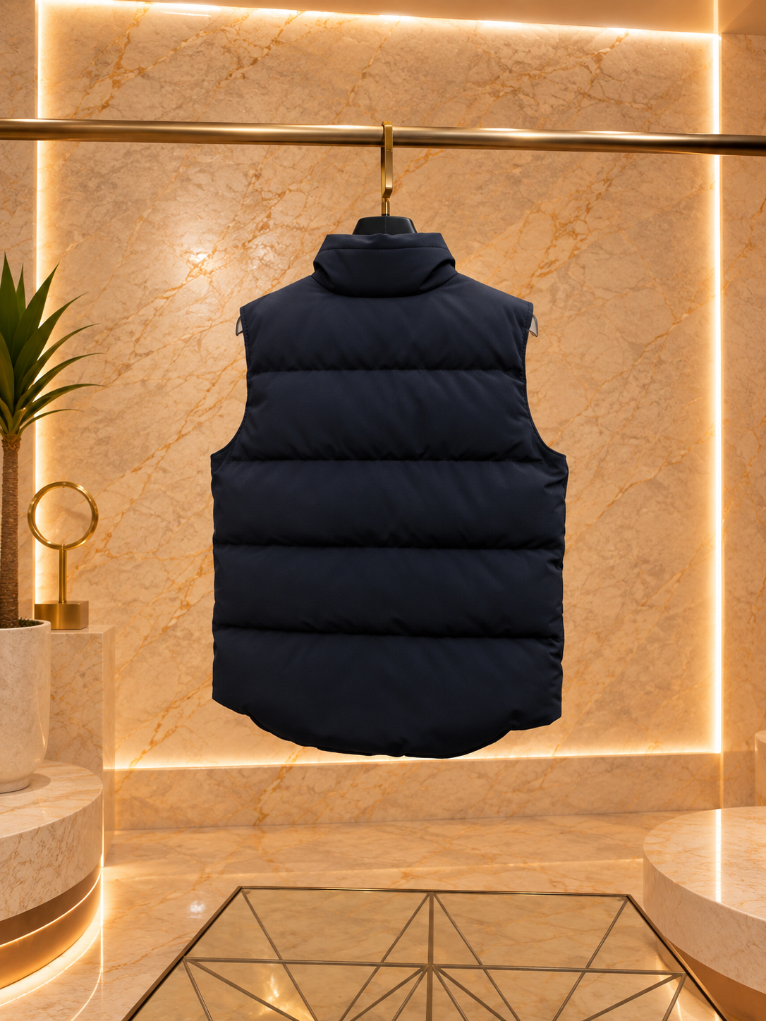 CG Garson Black Disc Sleeveless Jacket
