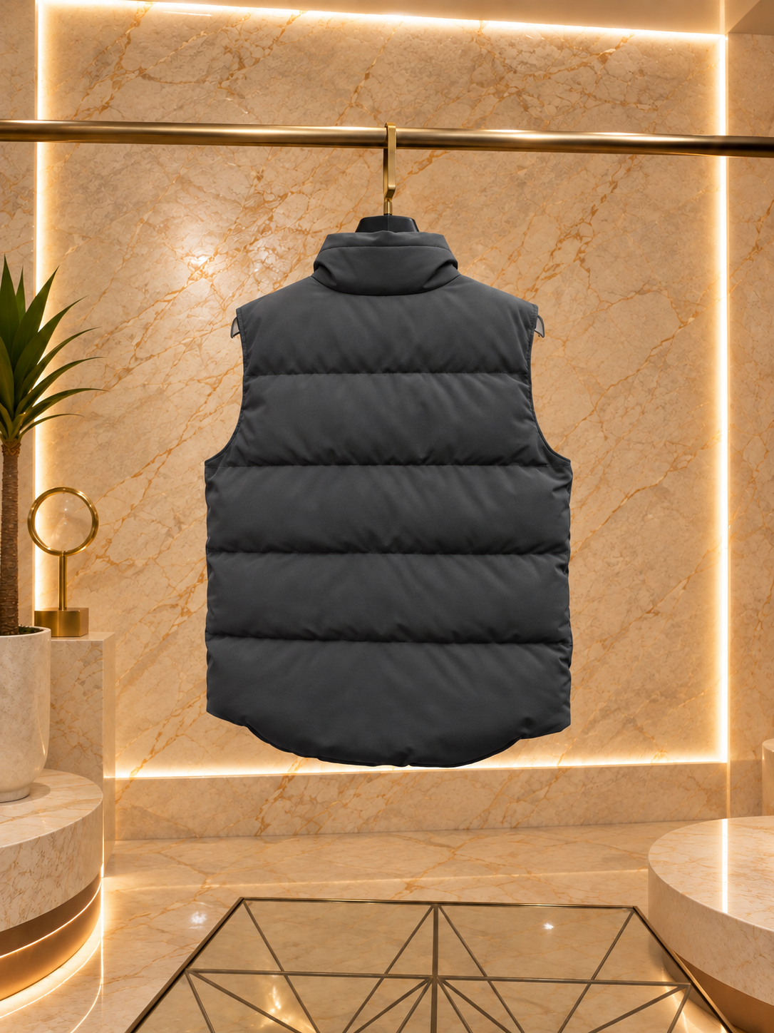 CG Garson Black Disc Sleeveless Jacket