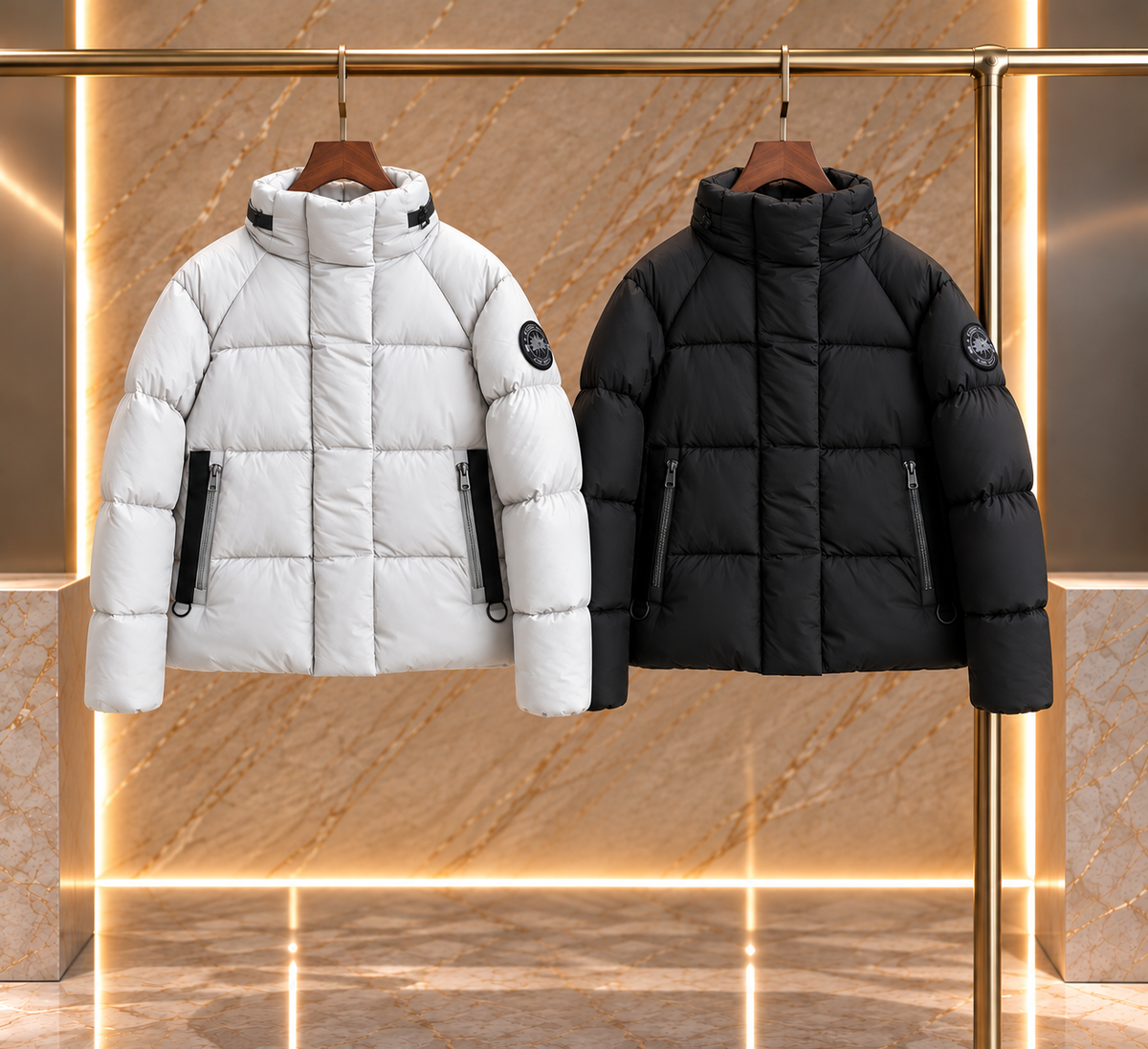 CG Crofton Puffer Black Labe