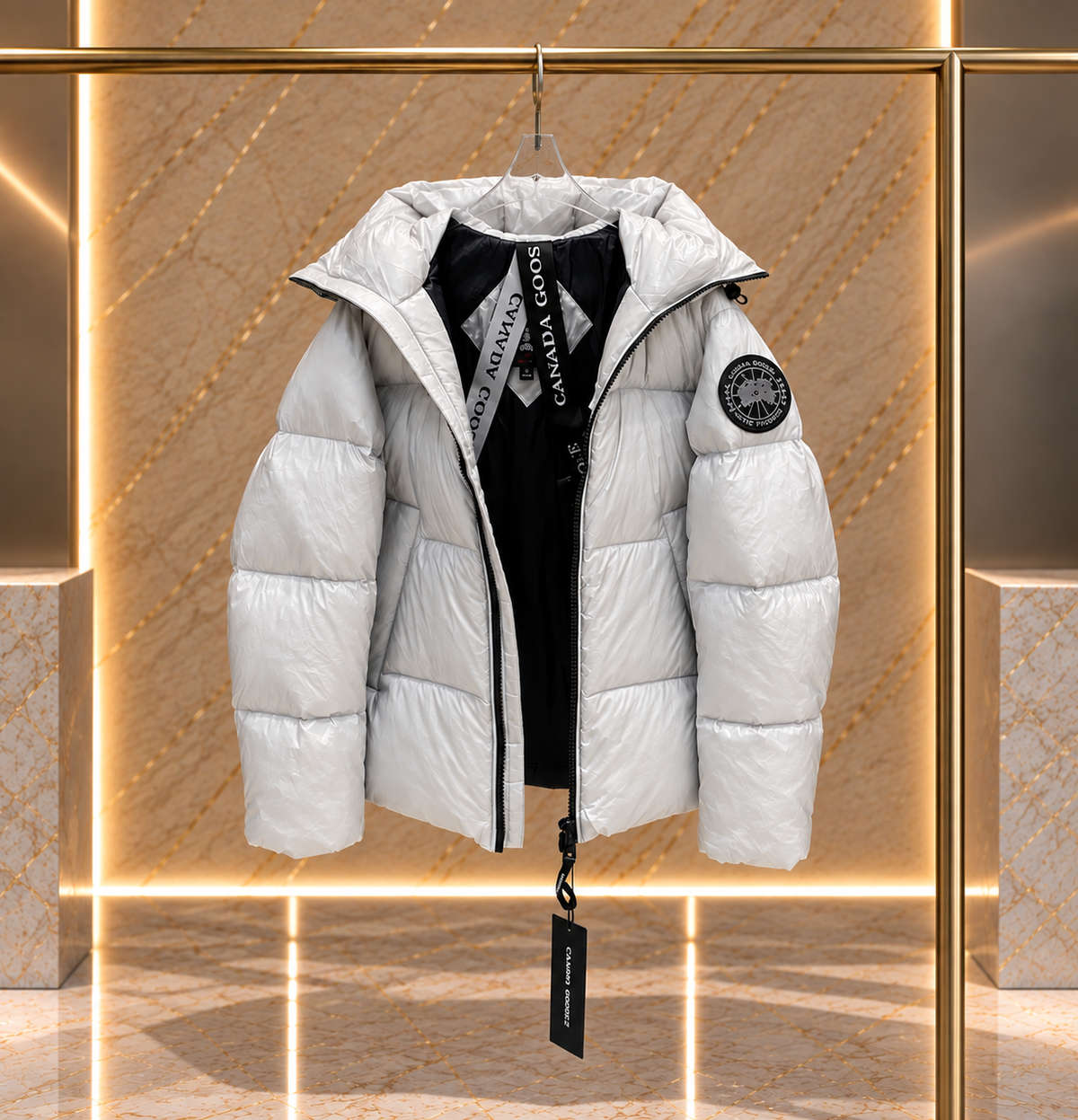 CG Crofton Puffer Black Labe