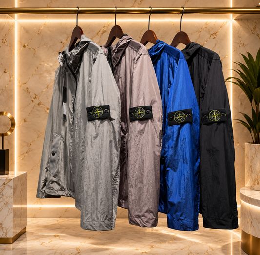 Stone Windbreaker Nylon Metal