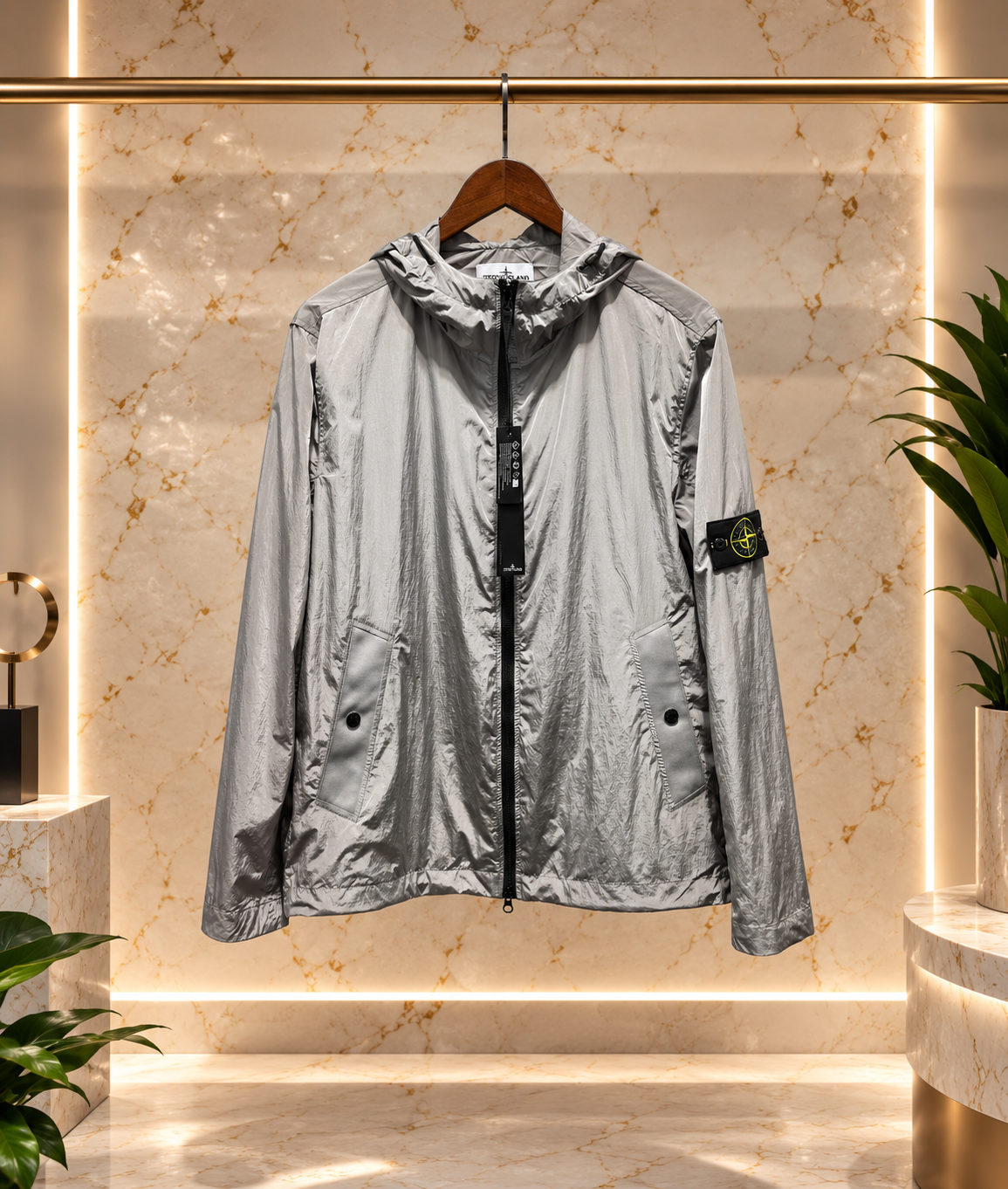 Stone Veste coupe-vent Nylon Metal