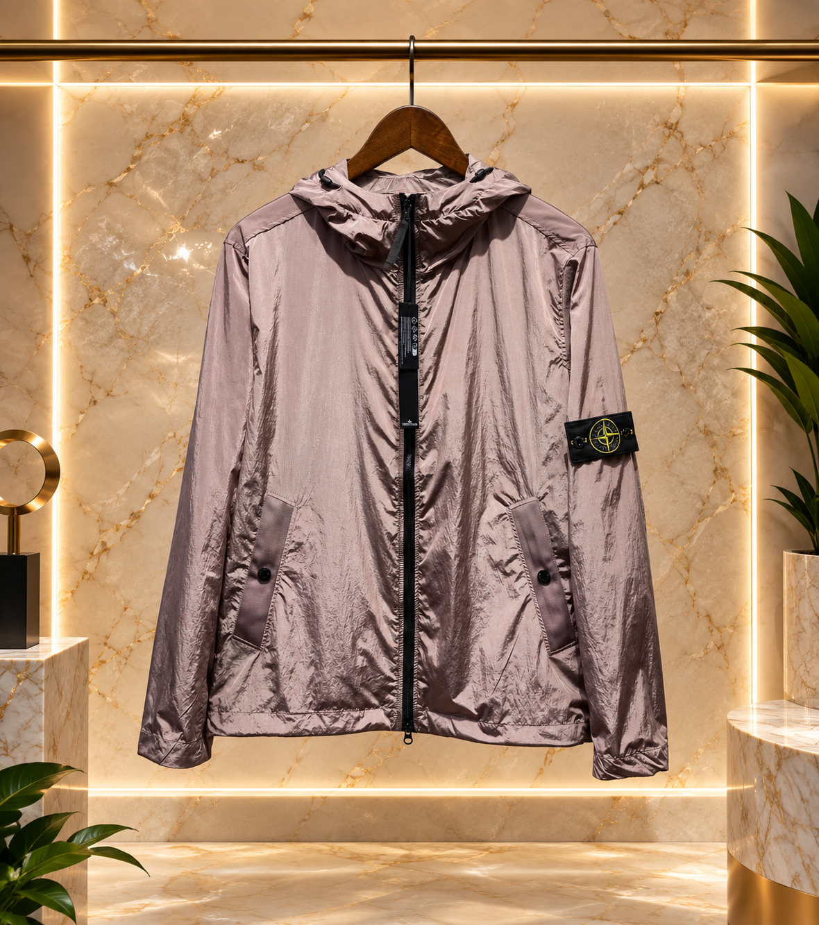 Stone Veste coupe-vent Nylon Metal